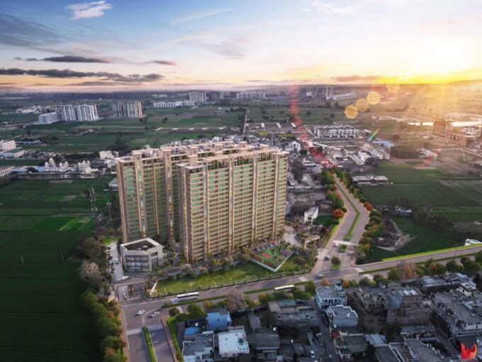 Rosero Elena Stylish 3 BHK Apartments in Zirakpur